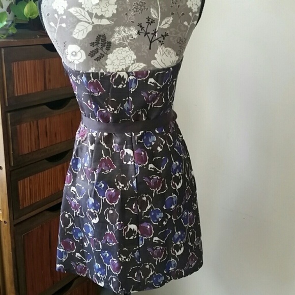 American Eagle sz 4 cute strapless floral dress - Picture 3 of 4